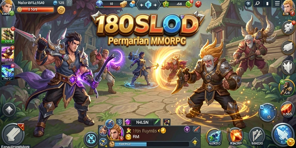 Tampilan gameplay seru dari 180SLOT yang mengungkap petualangan MMORPG.