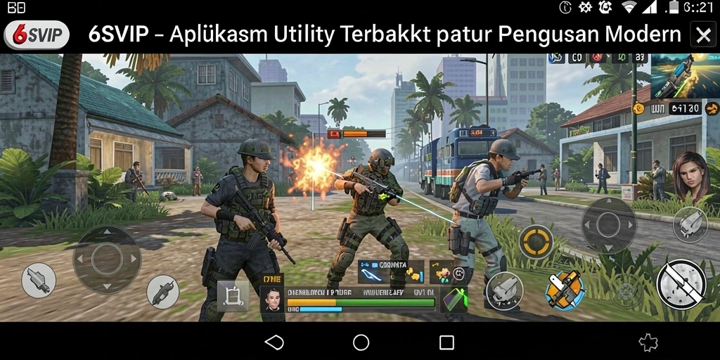 Tampilan antarmuka utama 6SVIP yang modern dan fungsional.