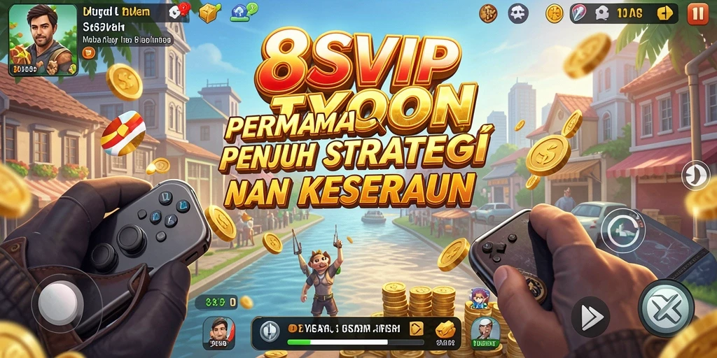 Tampilan gameplay 8SVIP yang menarik dengan elemen Tycoon.