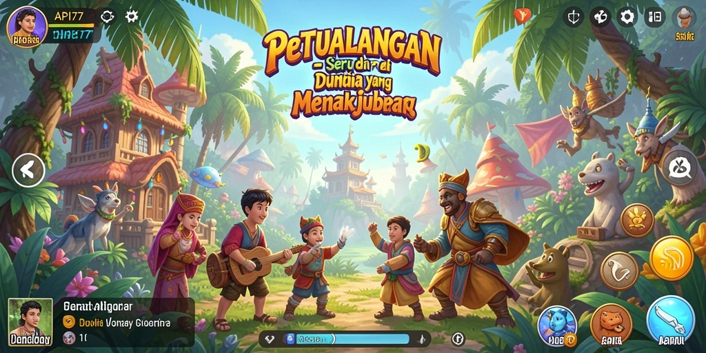 Tangkapan layar menunjukkan gameplay mendebarkan di dunia petualangan.