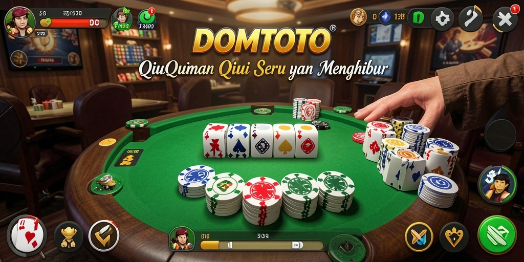 Tampilan gameplay QiuQiu yang menegangkan dan interaktif.