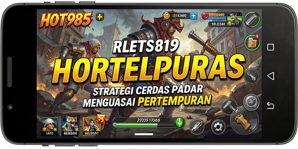 Tampilan gameplay menarik dari HOT985 dalam pertarungan strategis.