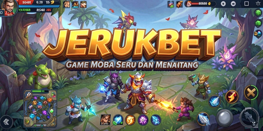 Gameplay seru dan strategi di arena MOBA JERUKBET.