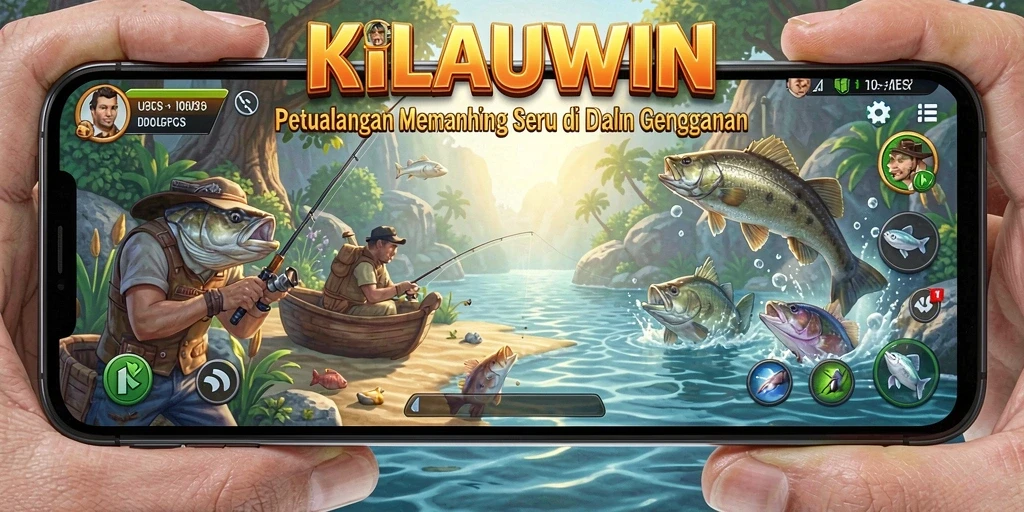 Tangkapan ikan besar dalam gameplay KILAUWIN.
