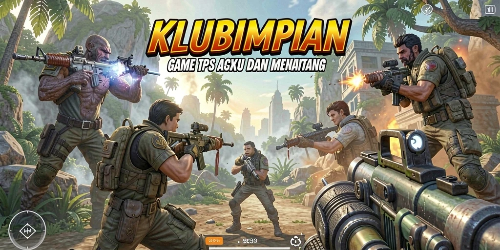 Tampilan gameplay seru dalam KLUBIMPIAN dengan aksi mendebarkan.