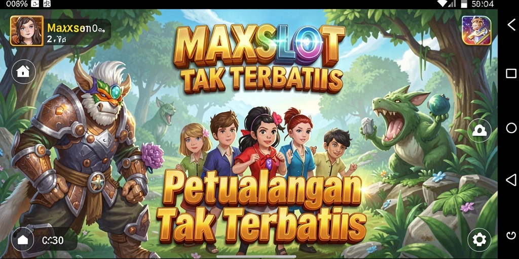 Tampilan gameplay seru dalam dunia petualangan MAXSLOT.