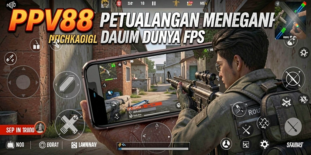 Tampilan mendebarkan dari gameplay PPV88 yang penuh aksi FPS.