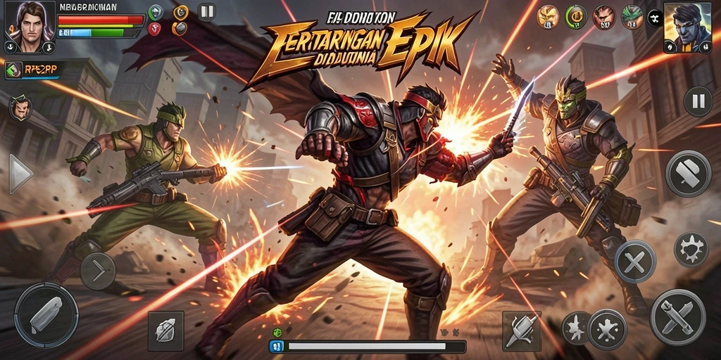 Tangkapan layar dari gameplay RP62RP yang seru dan mendebarkan.