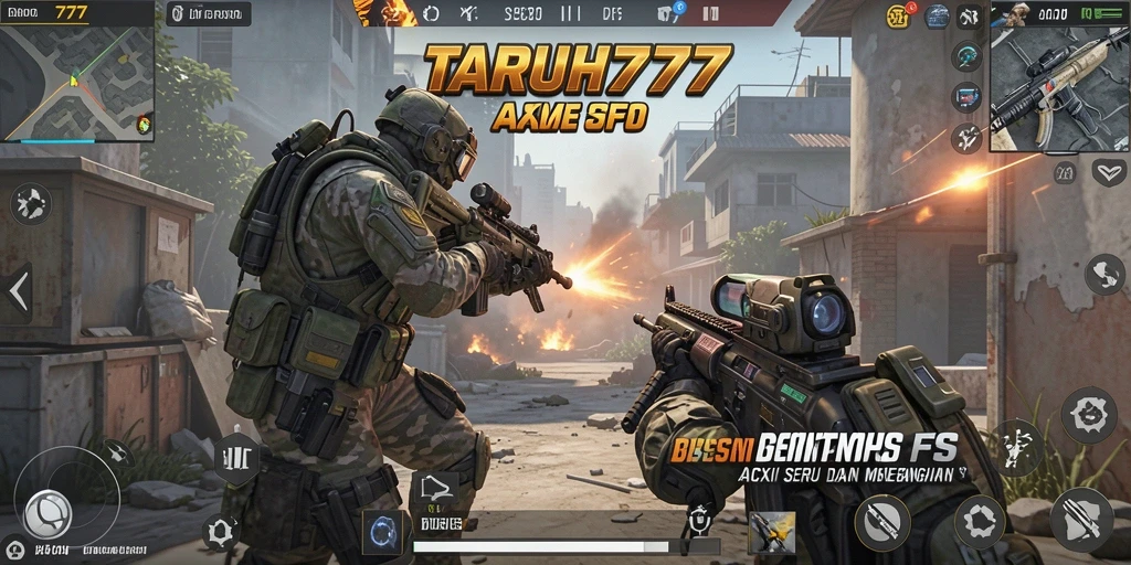 Screenshot gameplay menampilkan aksi menegangkan di TARUH777.