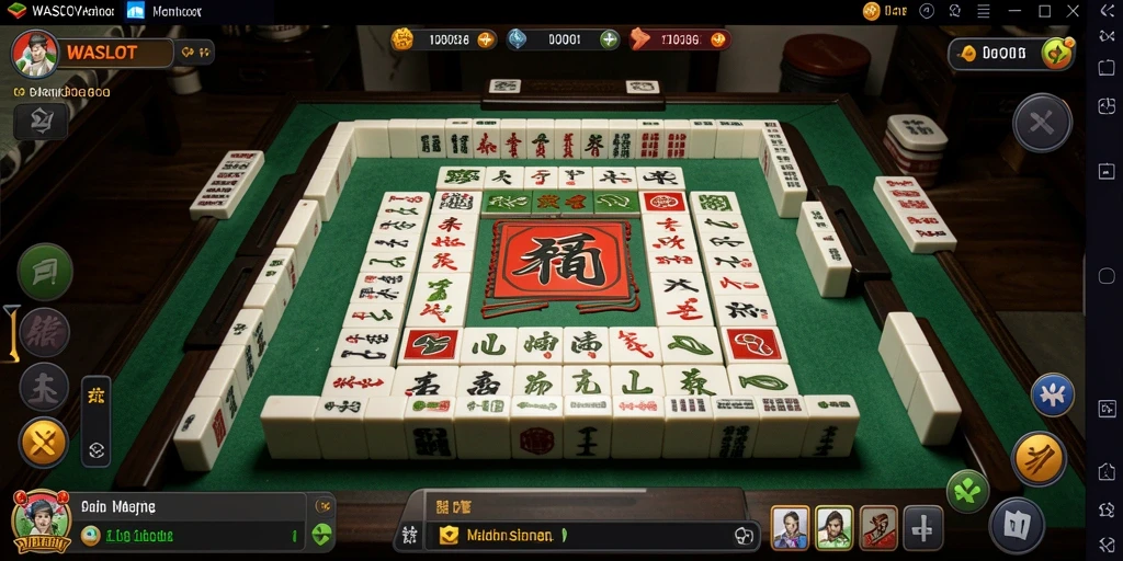 Tampilan screenshot WASLOT yang menampilkan gameplay Mahjong yang seru.